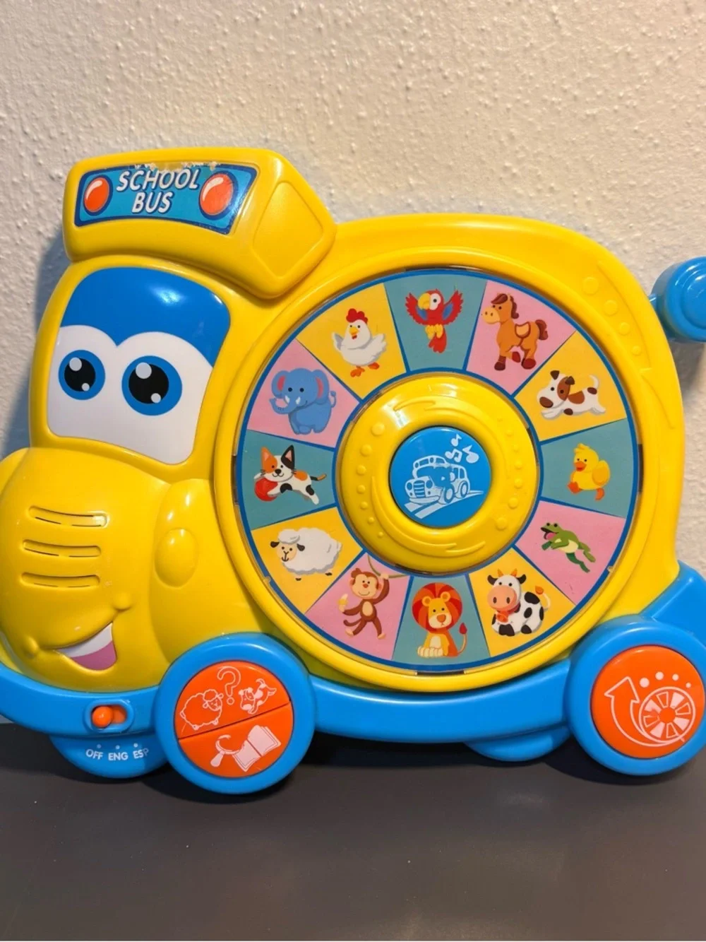 Fisher-Price Spin N Learn musical‎ and talking School Bus Toy